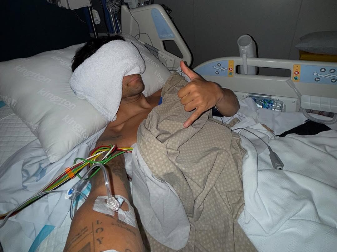 Martín sigue con «mucho dolor» y se espera que esté hasta tres semanas hospitalizado