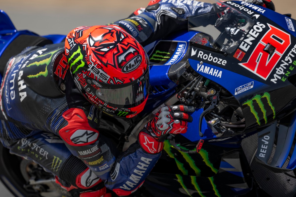 Quartararo adota pessimismo na Alemanha e cobra Yamaha: “Falta um pouco de tudo”