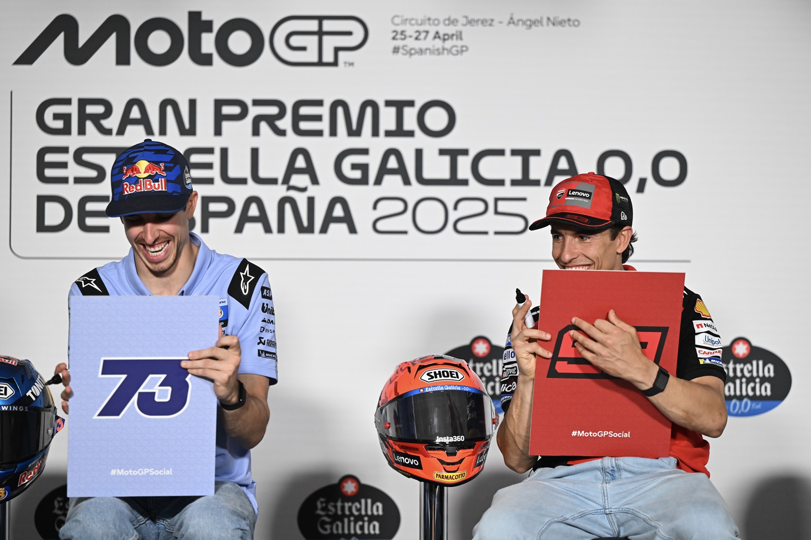 Marc Márquez revela apelos da mãe pró-Álex e diz: “Fico feliz com meu irmão na frente”