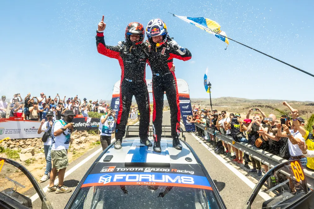Rovanperä acaba con su sequía y lidera ‘cuarteto’ de Toyota en el Rally de Canarias