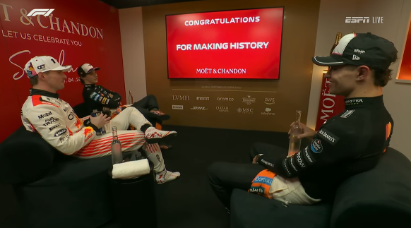 “Nada aconteceu”: Norris, Verstappen e Piastri fazem piada com falta de emoção no Japão