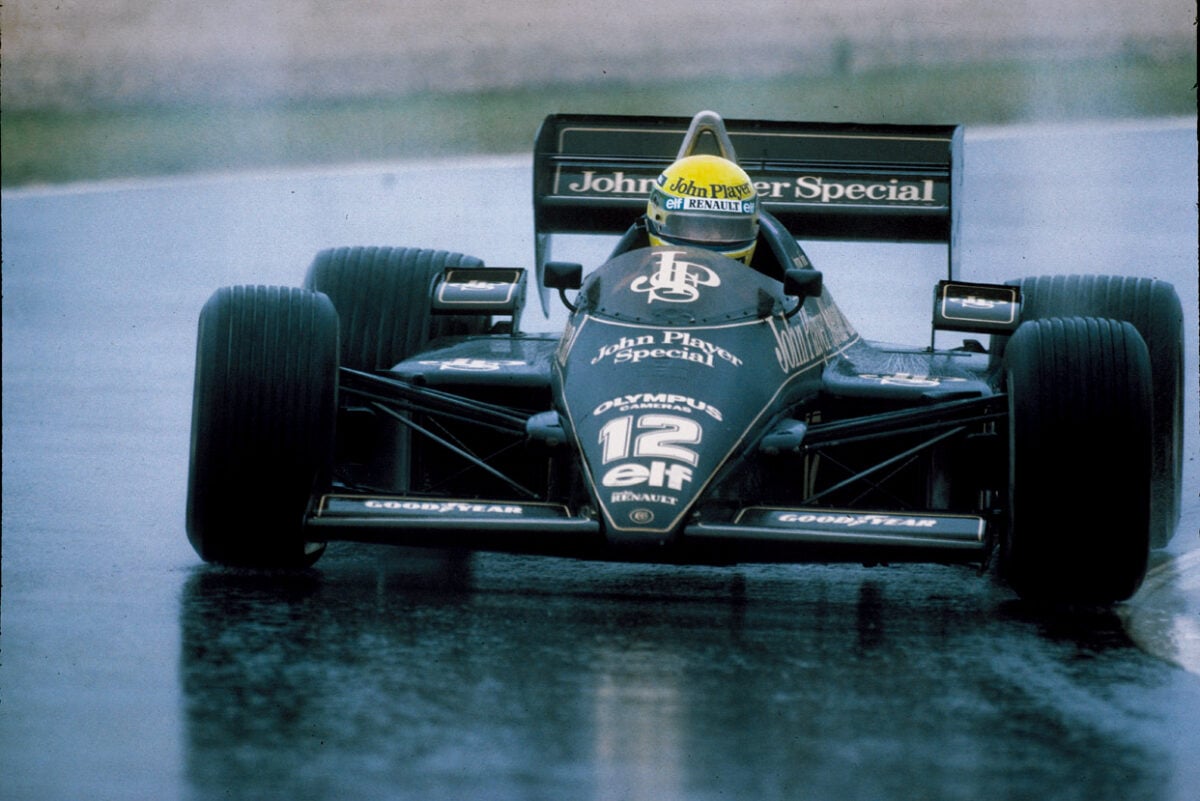 Viejo Taller: Senna brilla bajo la lluvia en Portugal y vence su primera carrera en F1