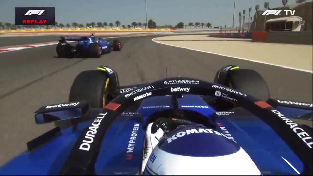 Browning quase acerta Albon e evita acidente entre Williams no TL1 do GP do Bahrein