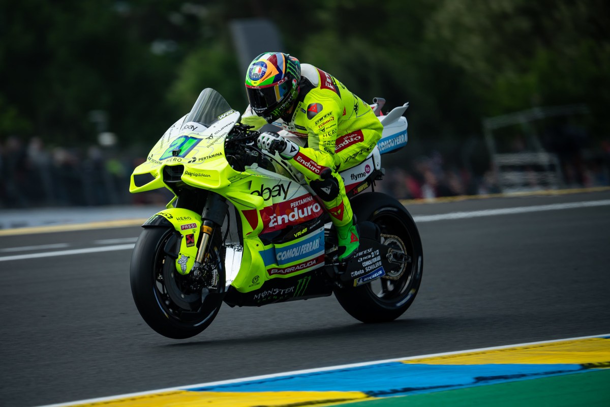 Morbidelli declara amor pela VR46 e celebra: “Fantástico anunciar algo tão especial”