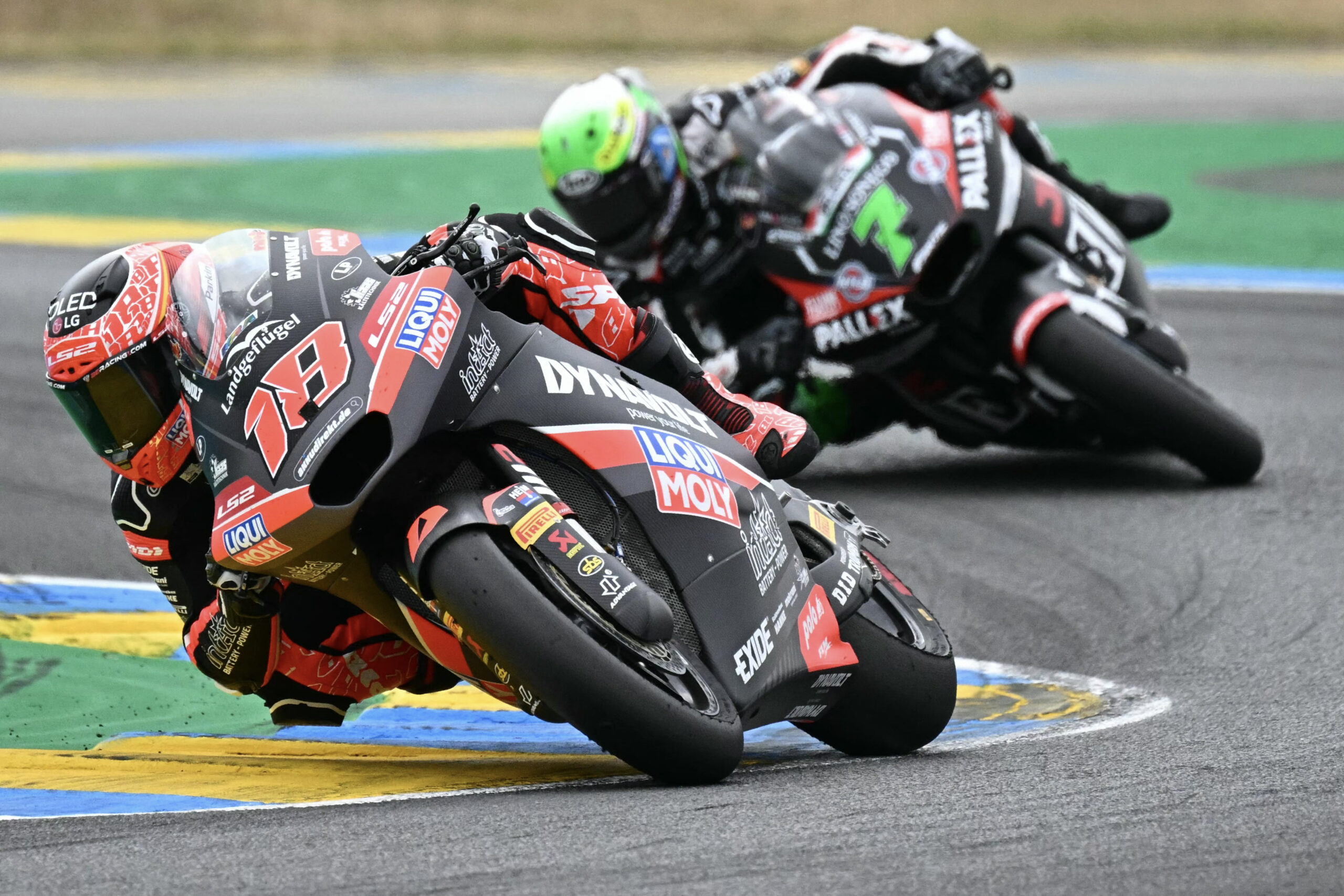 González segura pressão de Baltus e conquista GP da França na Moto2. Moreira é 4º