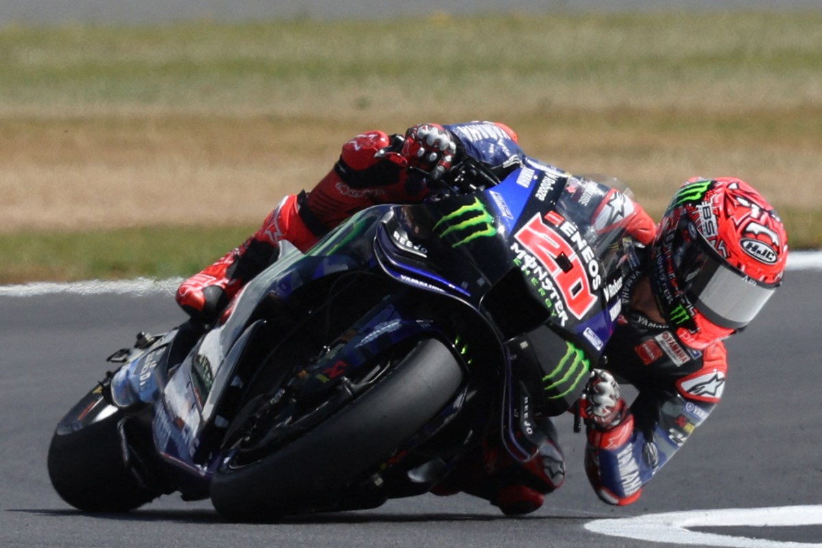 Quartararo lembra GP da Grã-Bretanha “duro de engolir”, mas vê alento: “Fui rápido”