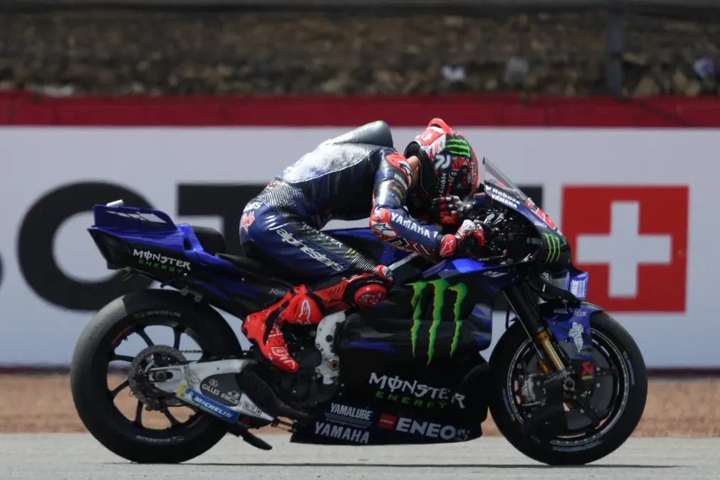Quartararo lamenta el abandono por una falla técnica en Silverstone: “Devastador”
