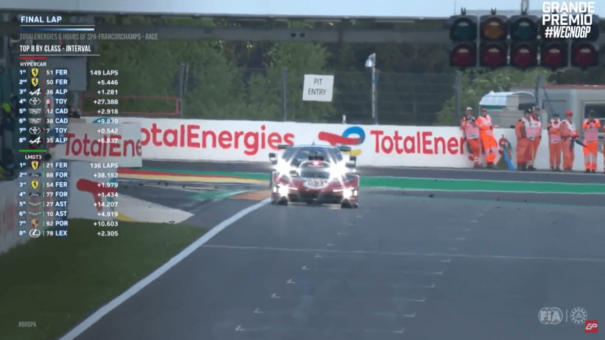 Pier Guidi carimba segunda vitória seguida da Ferrari #51 e puxa nova dobradinha nas 6H de Spa
