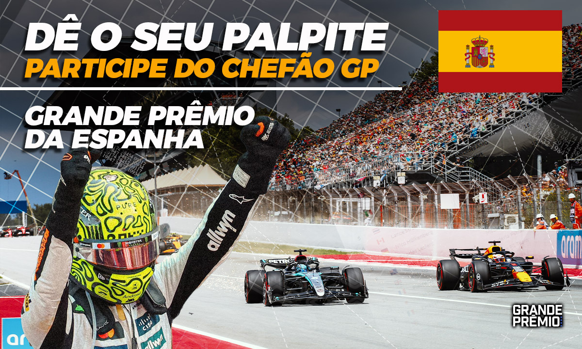 CHEFÃO GP abre palpites para GP da Espanha, 9ª etapa da temporada 2025 da F1
