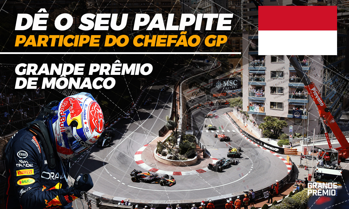 CHEFÃO GP abre palpites para GP de Mônaco, 8ª etapa da temporada 2025 da F1