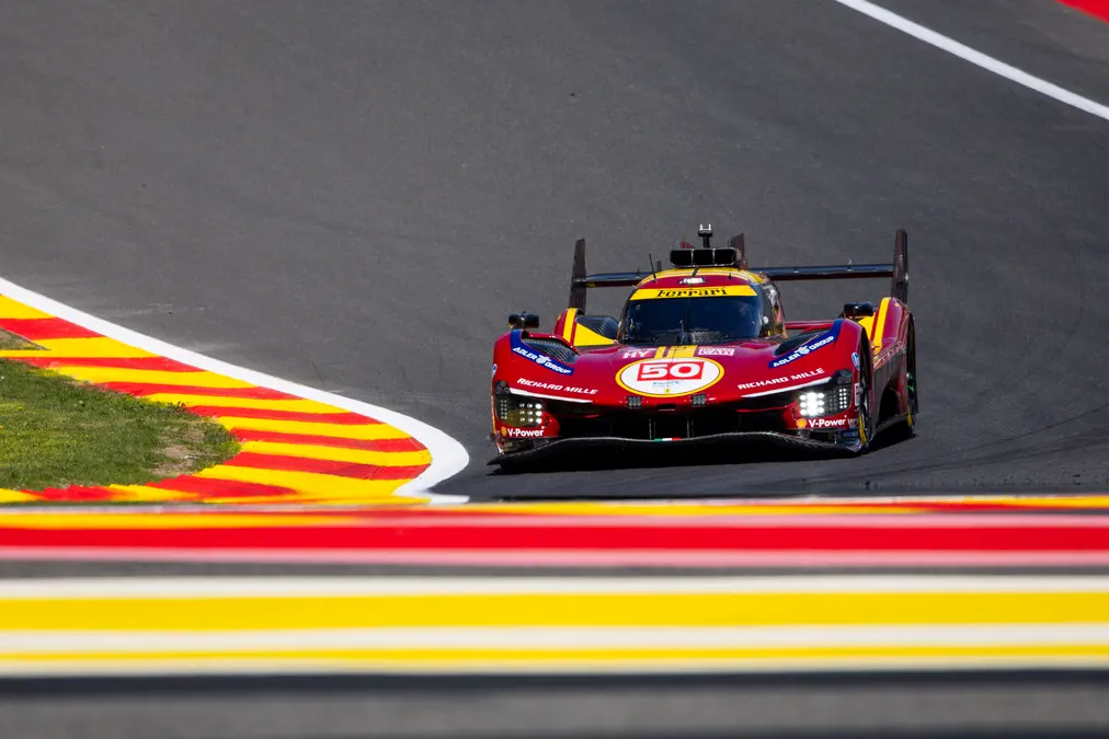 Ferrari logra un 1-2-3 en la clasificación de las 6 horas de Spa, López es décimo en LMGT3 
