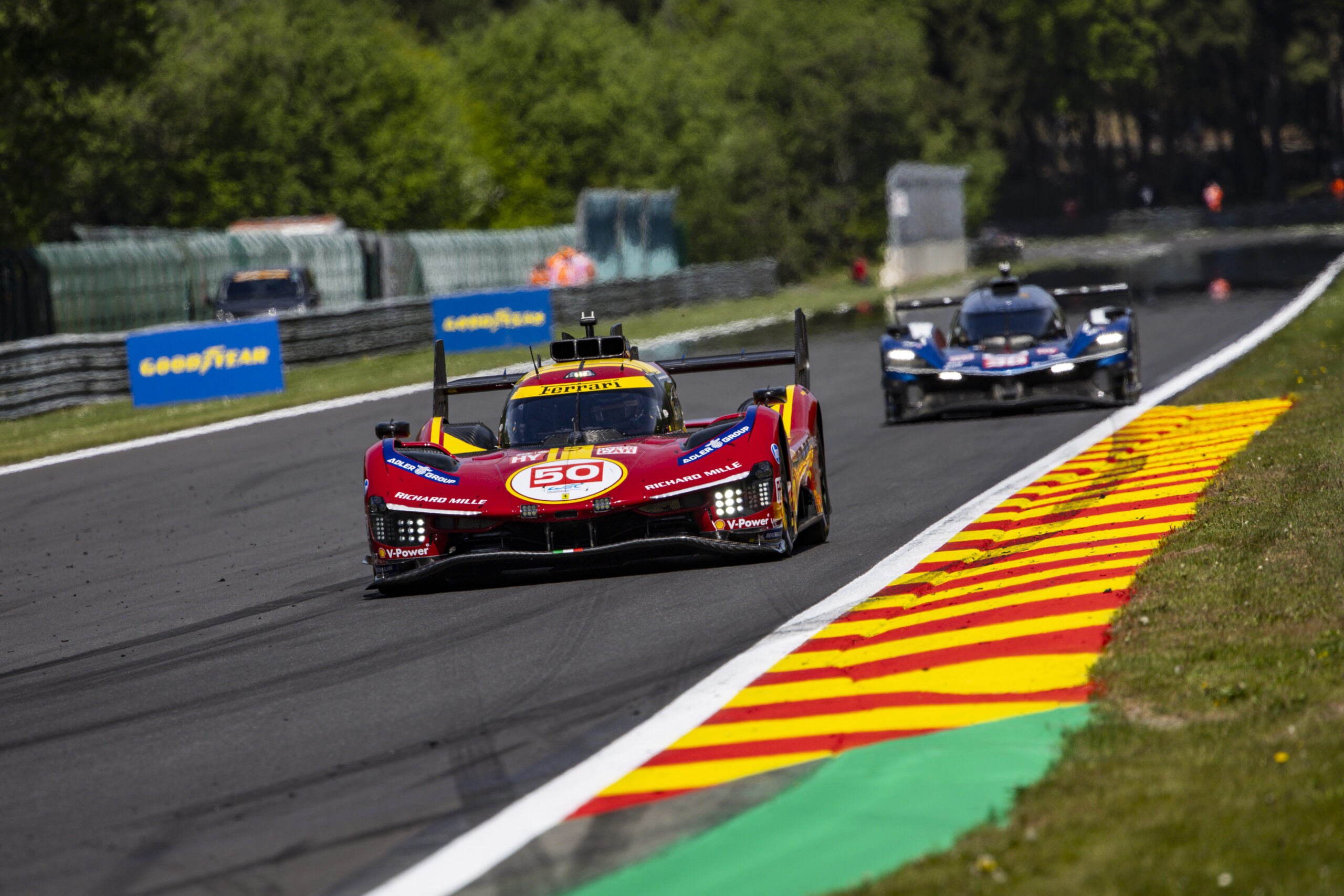 Ferrari #50 lidera TL1 das 6H de Spa e puxa dobradinha. Barrichello é 5º e Farfus, 10º