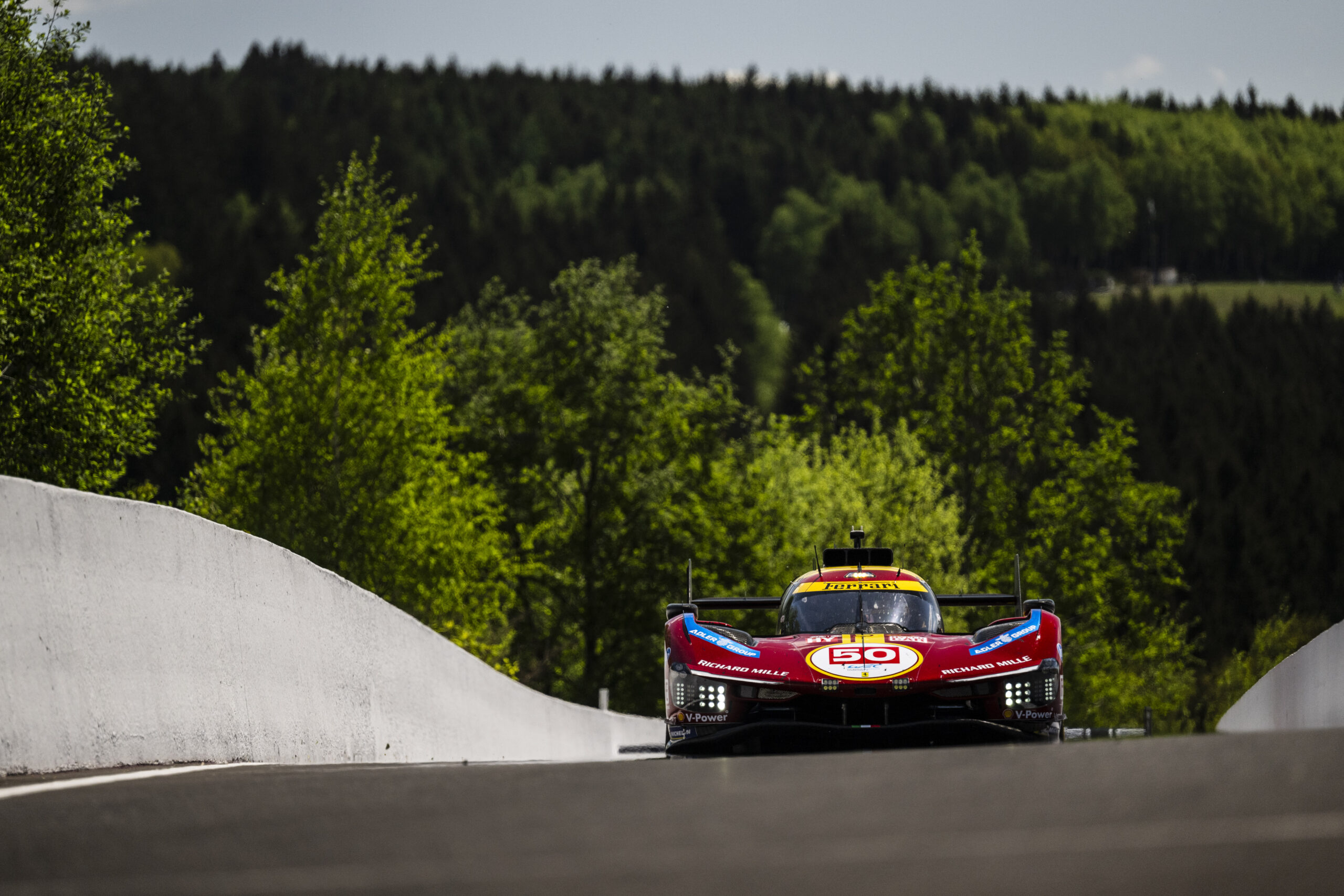 Ferrari #50 recupera ponta e lidera TL3 das 6 Horas de Spa. Barrichello é 4º e Farfus, 11º