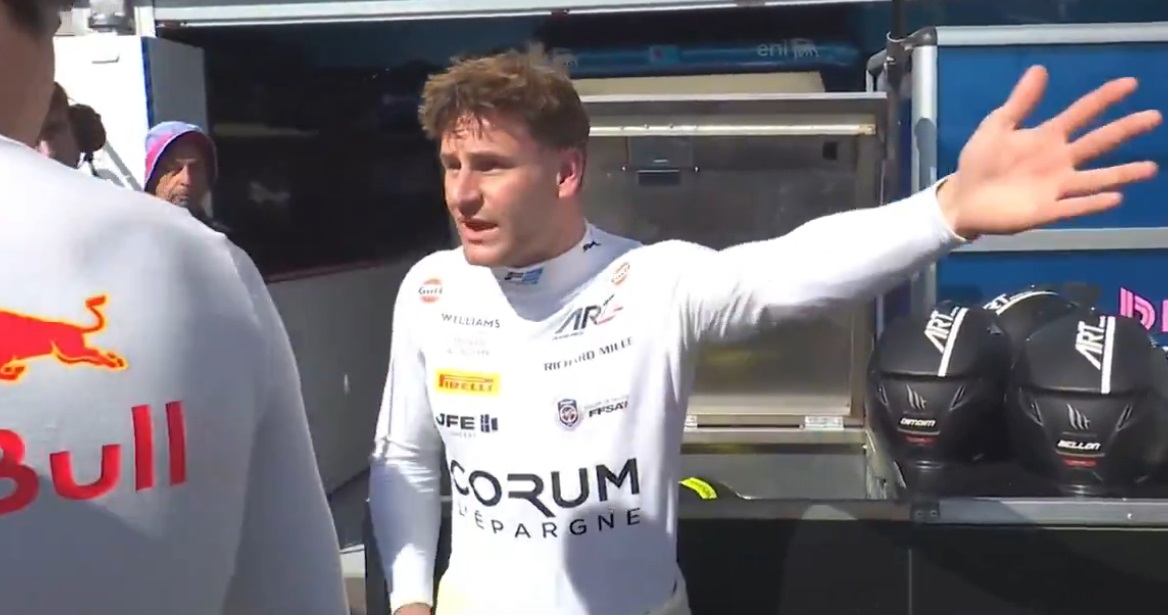 Martins dispara contra Dunne após caos da F2 em Mônaco: “Acha que é Max Verstappen!”