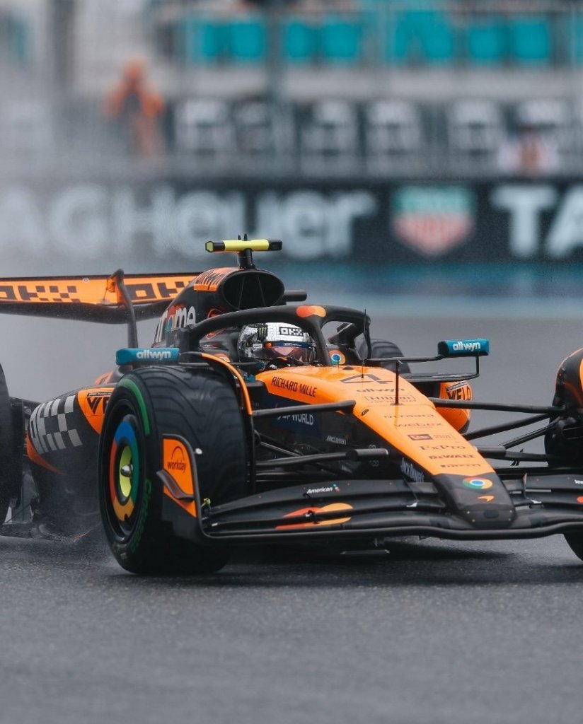Norris se beneficia con auto de seguridad y conquista carrera sprint del GP de Miami