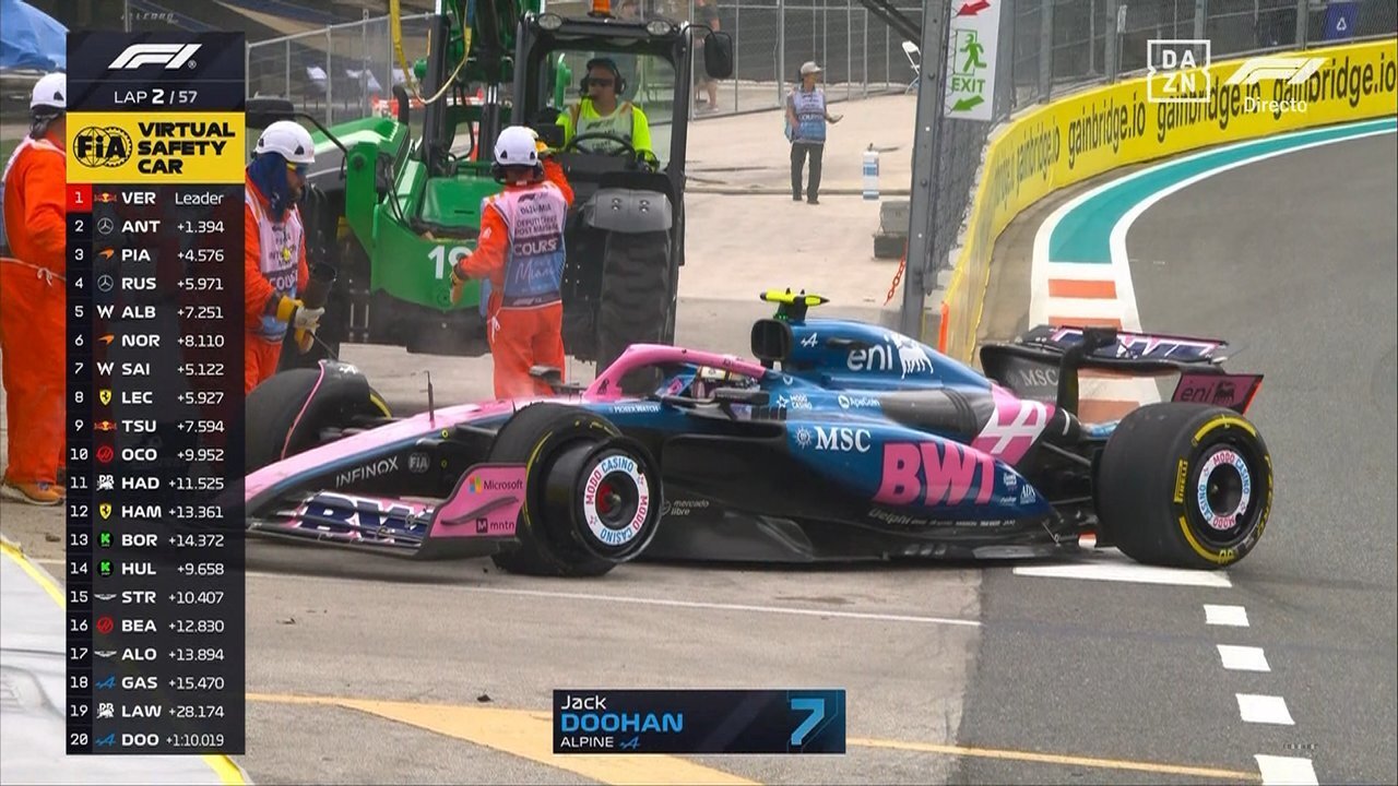 Doohan abandona tras incidente con Lawson en el inicio del GP de Miami