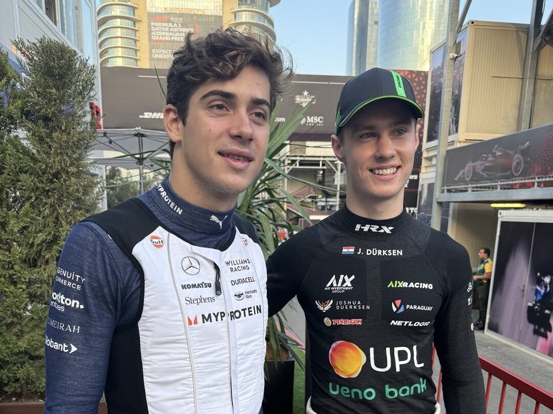 Duerksen felicita a Colapinto y desea «todo lo mejor» para su regreso a la F1 en Imola