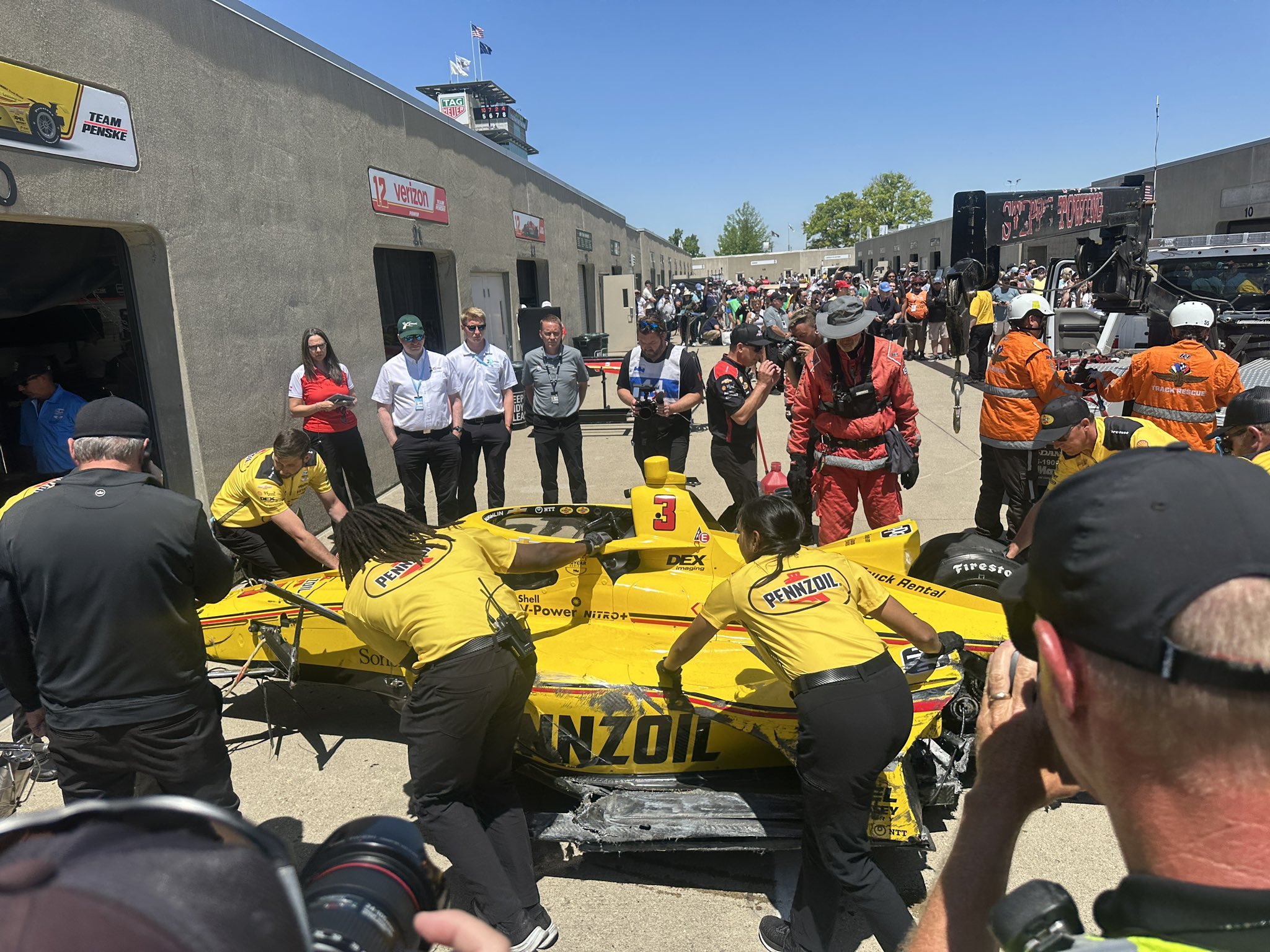Penske confirma McLaughlin fora do Pole Day após forte acidente em TL7 da Indy 500