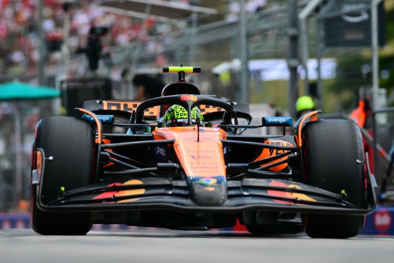 Lando Norris tem dez poles na F1: apenas uma com o carro de 2025 (Foto: AFP)
