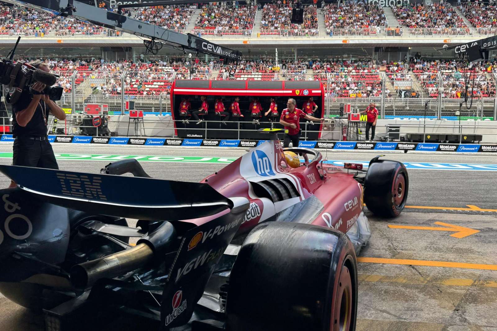 Ferrari diz que “pagou preço na classificação” por foco em corrida na Espanha: “Uma aposta”