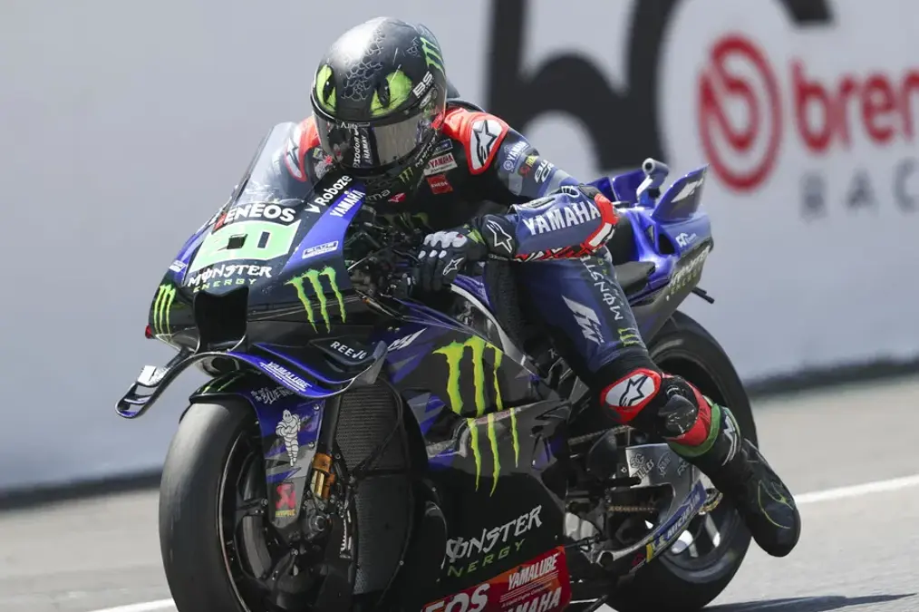 Quartararo sufre una luxación en el hombro izquierdo tras una caída en Mugello