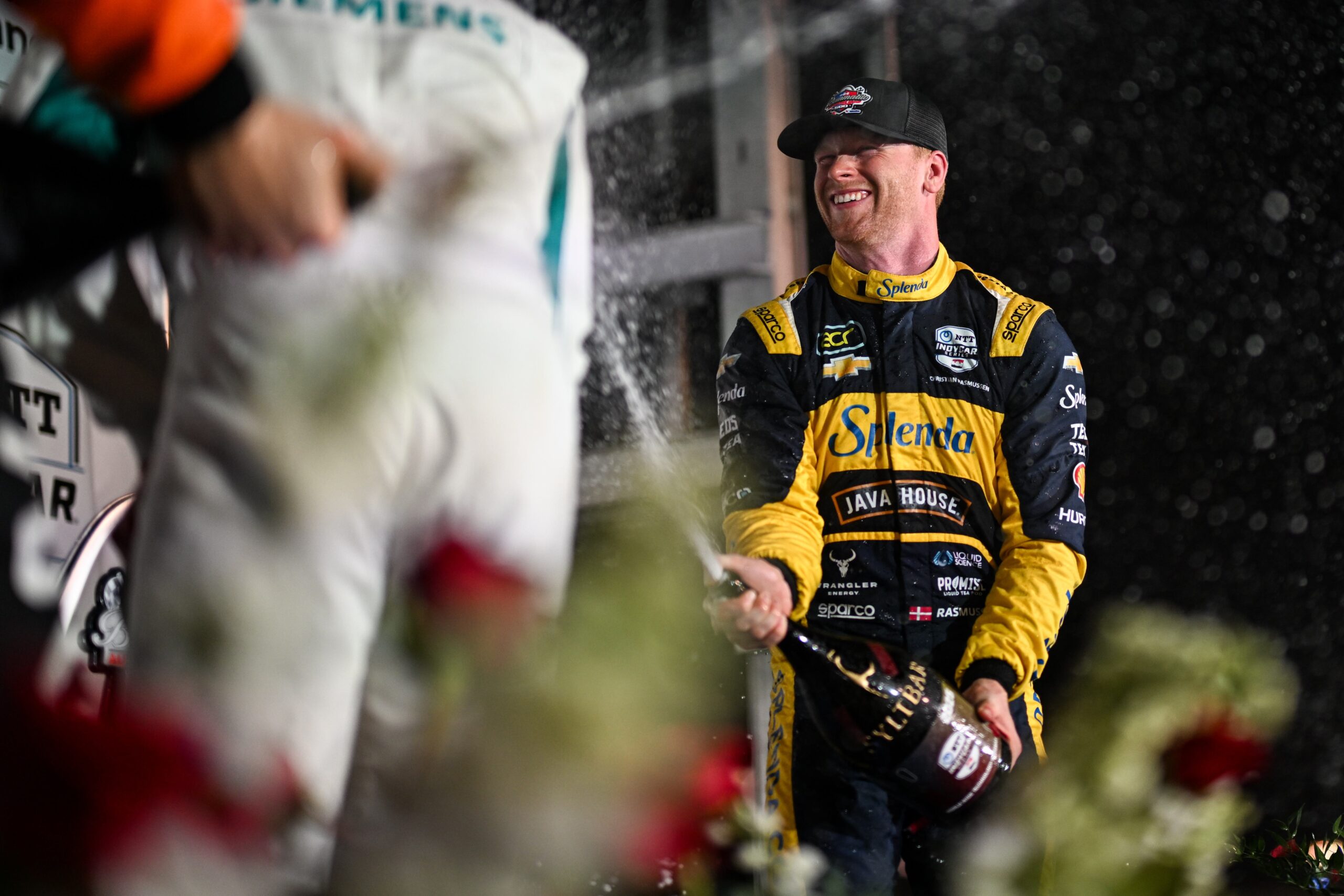Rasmussen festeja 1º pódio na Indy em Gateway: “Melhor corrida da carreira”