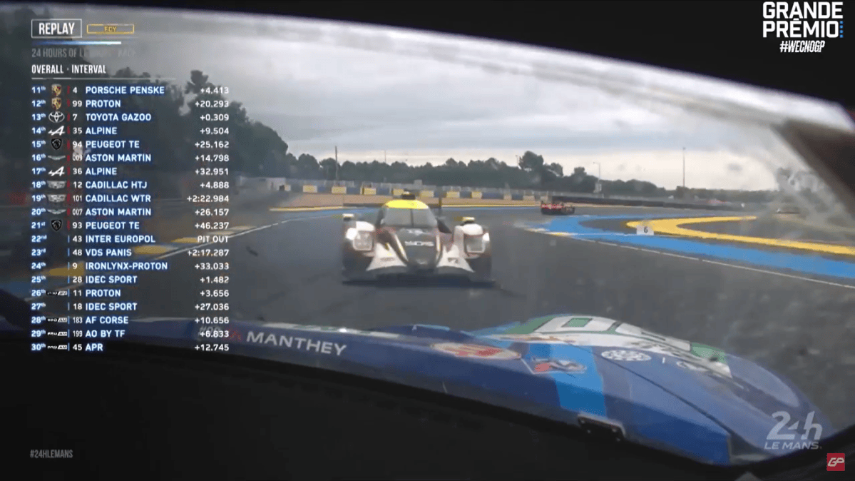 Kaiser estampa traseira de Jansen e provoca batida na LMP2 nas 24 Horas de Le Mans
