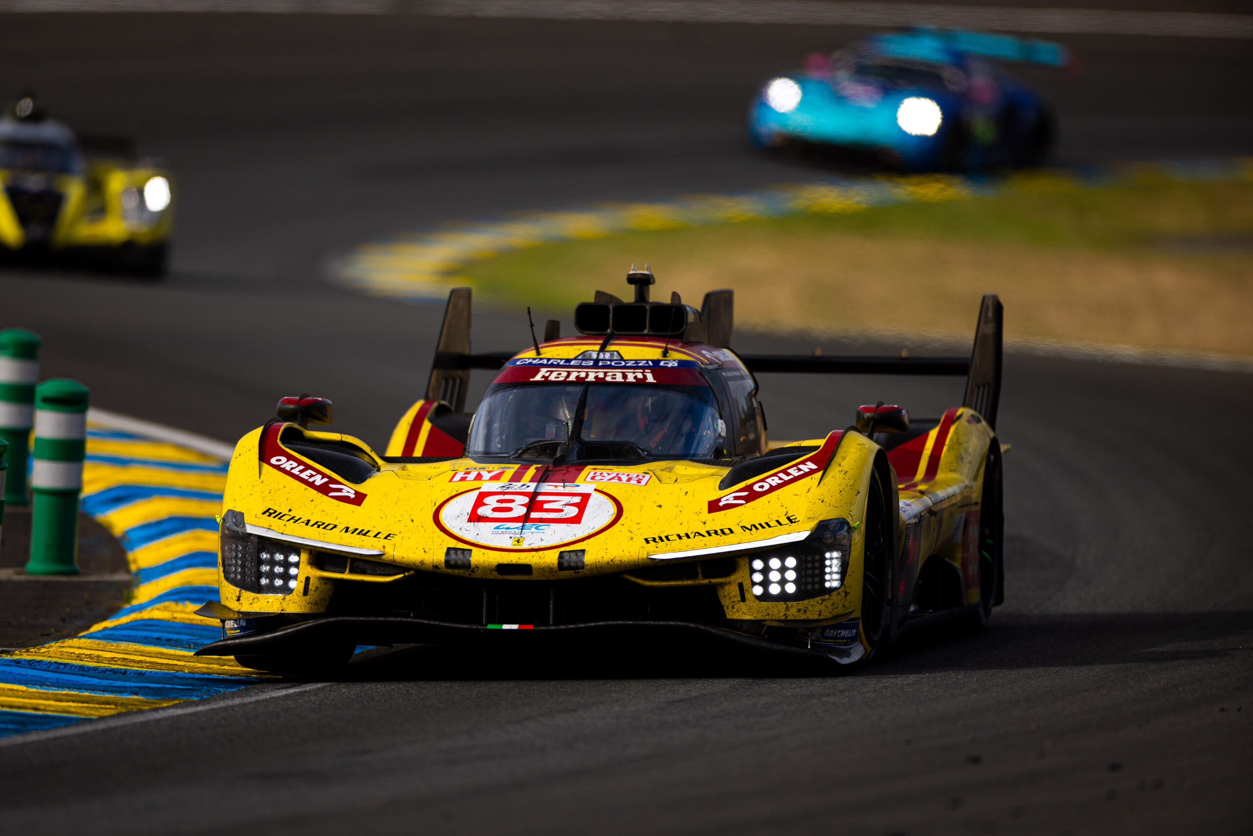AF Corse #83 lidera após escapada da Ferrari #51 com 20h de prova em Le Mans. Nasr é 11º