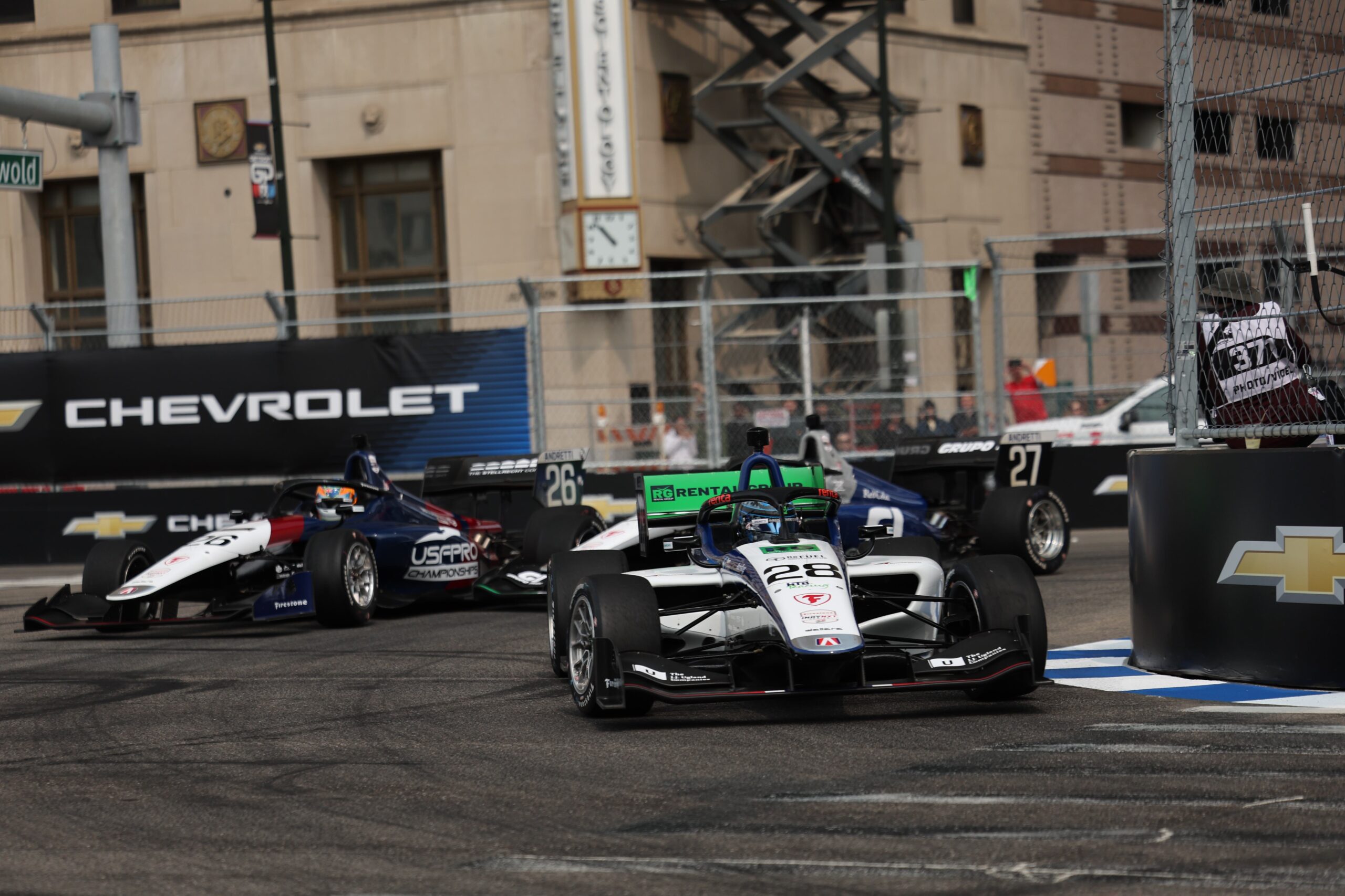 Hauger aproveita pole e domina GP de Detroit da Indy NXT. Collet é 2º
