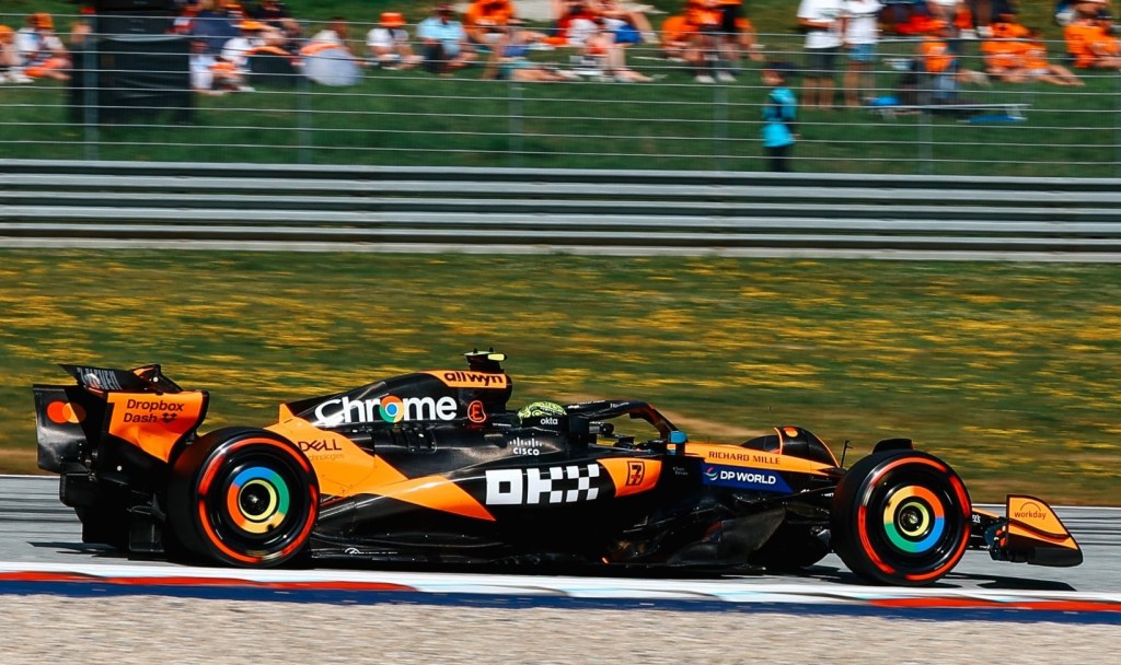 Norris arrasa y conquista la pole position del GP de Austria; Colapinto es 14°