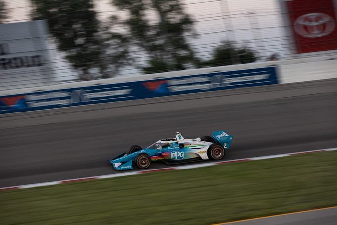 Newgarden encabeza 1-2 de Penske y lidera primera práctica de Indy en Gateway