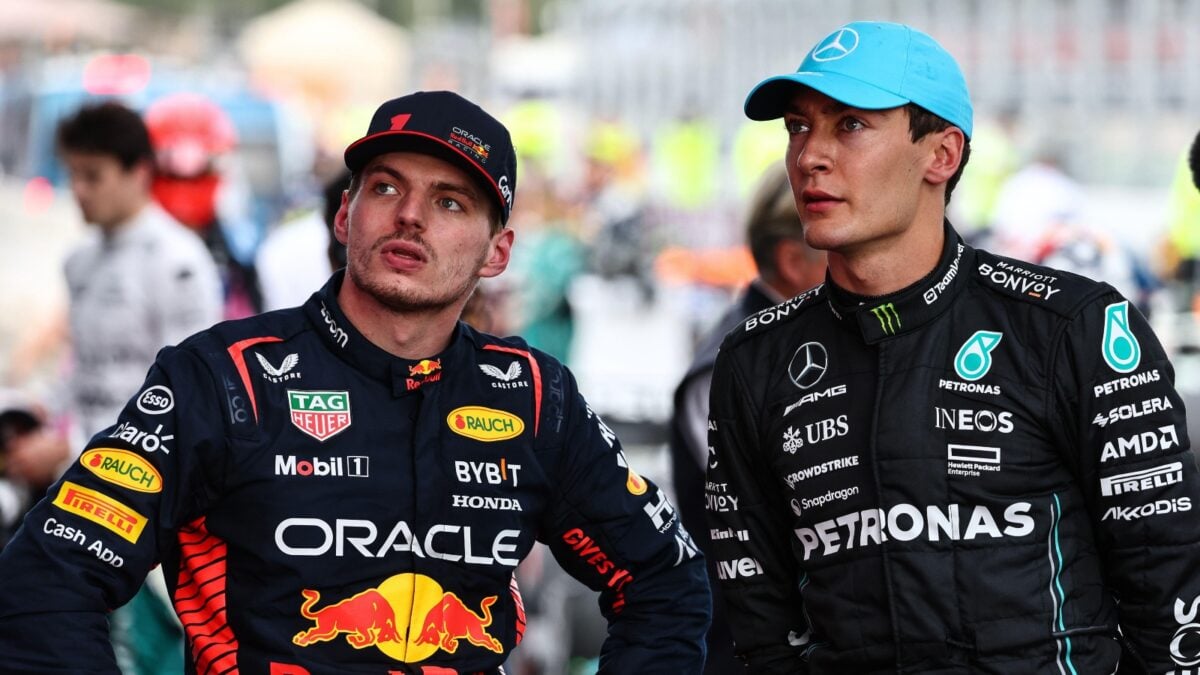Mercedes bromea sobre dupla de Russell y Verstappen: «Buen entretenimiento»