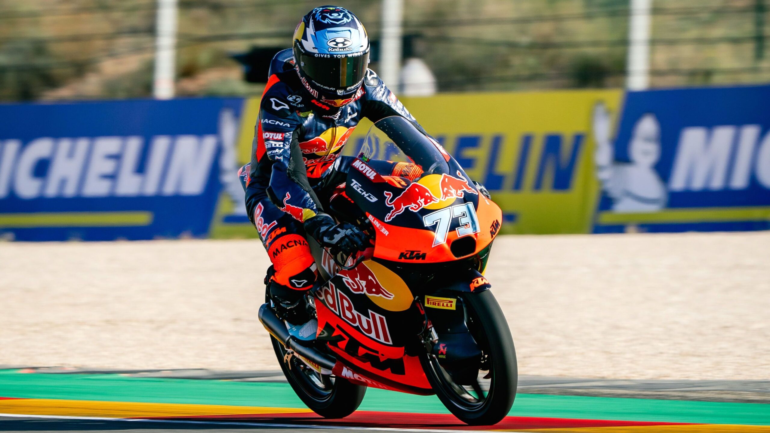 Rueda se mantiene dominante en Moto3 y consigue la pole en Aragón; Perrone acaba 15°