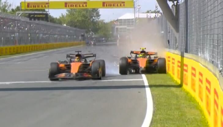 McLaren reforça que Norris e Piastri estão “livres para brigar” após acidente no Canadá