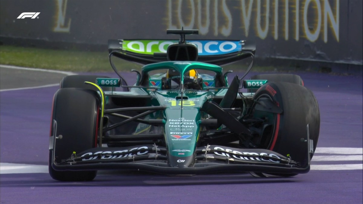 Stroll lamenta batida no TL2 do GP do Canadá: “Estava ansioso para ver mudanças”