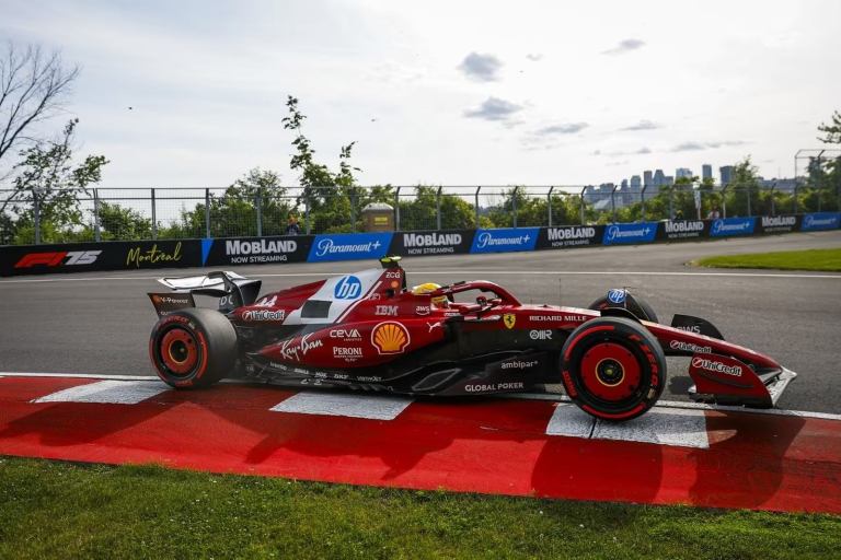 Lewis Hamilton larga na terceira fila no GP do Canadá (Foto: Ferrari)