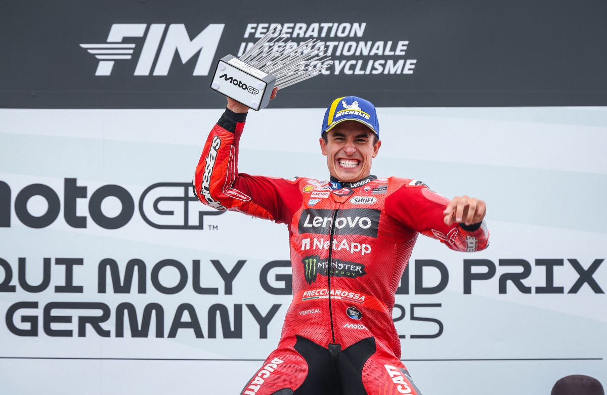 Marc Márquez contrasta acidentado GP da Alemanha com passeio no parque na MotoGP