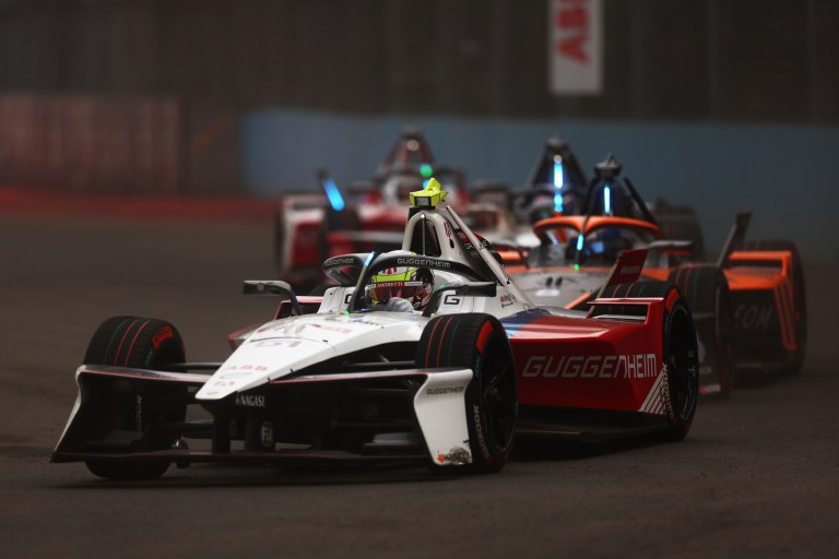JAKARTA, INDONESIA - JUNE 21: Nico Muller of Switzerland driving the (51) Andretti Formula E Porsche 99X Electric Gen3 on track during the Jakarta E-Prix, Round 12 of the 2025 FIA Formula E World Championship at Jakarta International e-Prix Circuit on June 21, 2025 in Jakarta, Indonesia. (Photo by Alastair Staley/LAT Images)