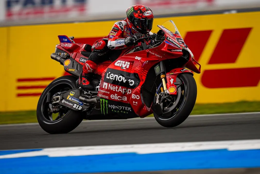 Ducati elogia a Bagnaia y ve “camino correcto” para reencontrar al “verdadero Pecco”