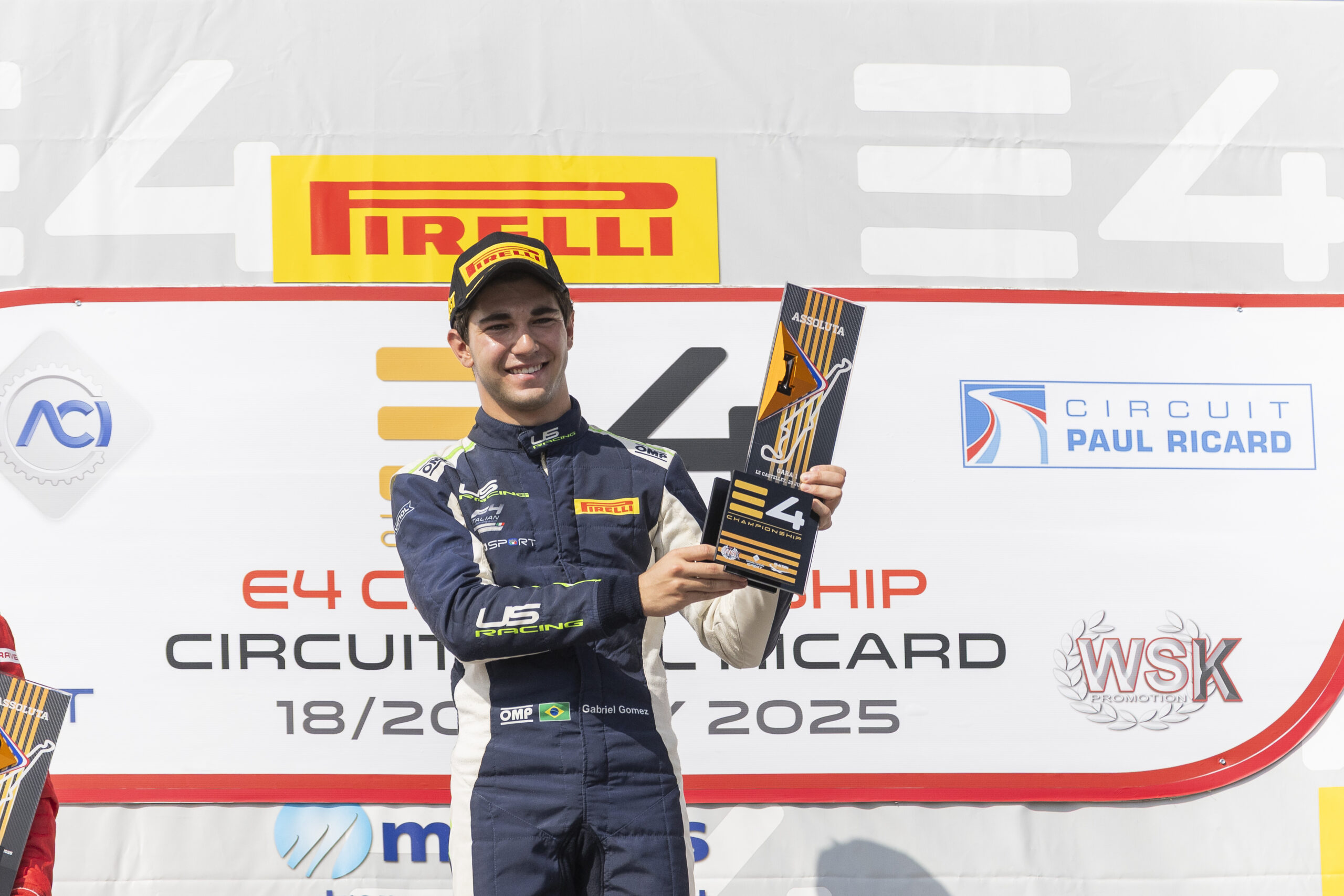 Gomez vence corrida 1 da rodada tripla de Paul Ricard na abertura da Euro4 2025