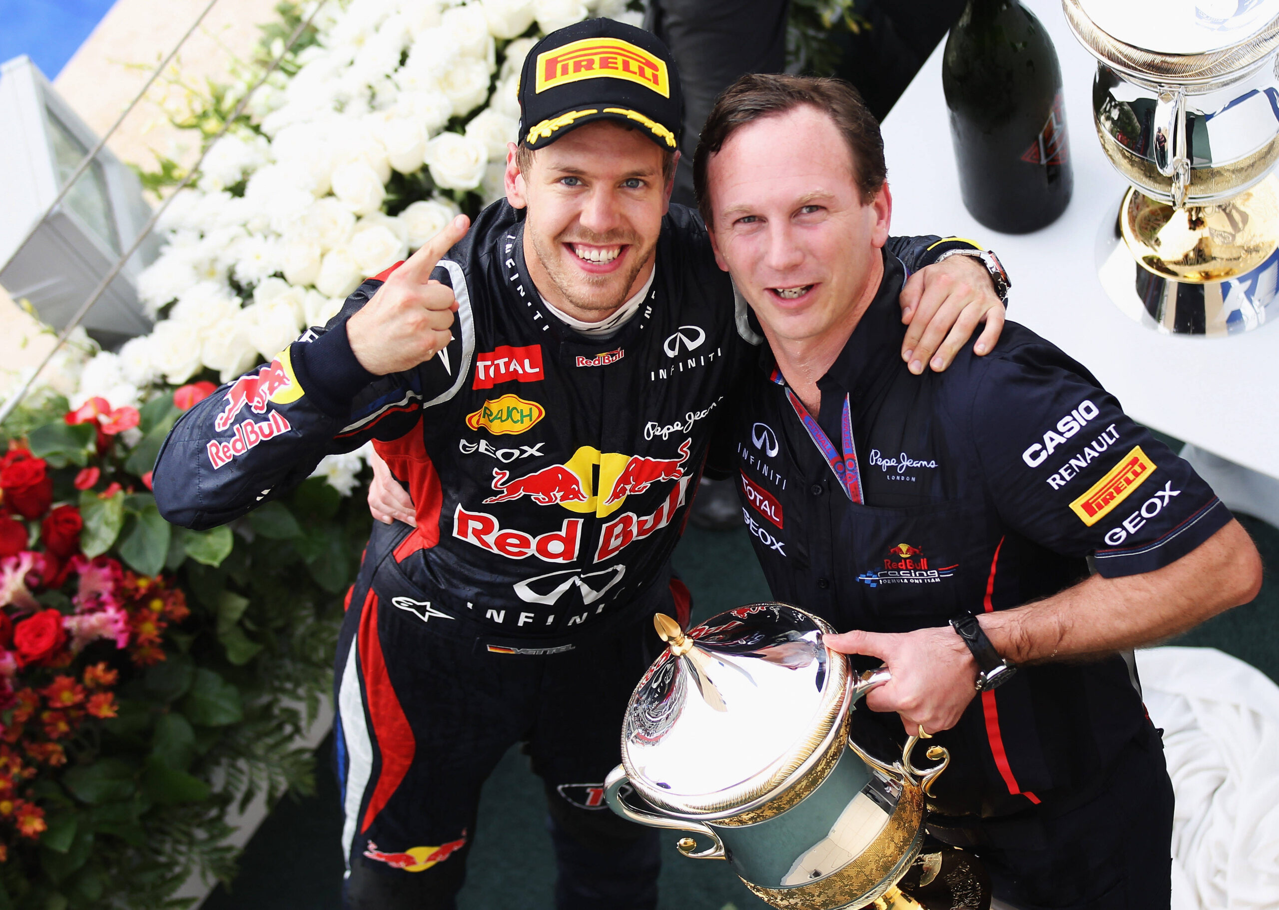 Horner deixa Red Bull como 2º chefe de equipe com mais vitórias na história da F1