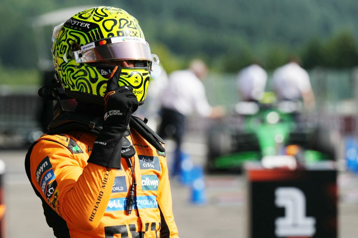 Norris dá troco em Piastri em domínio da McLaren. Só chuva ameaça favoritismo em Spa