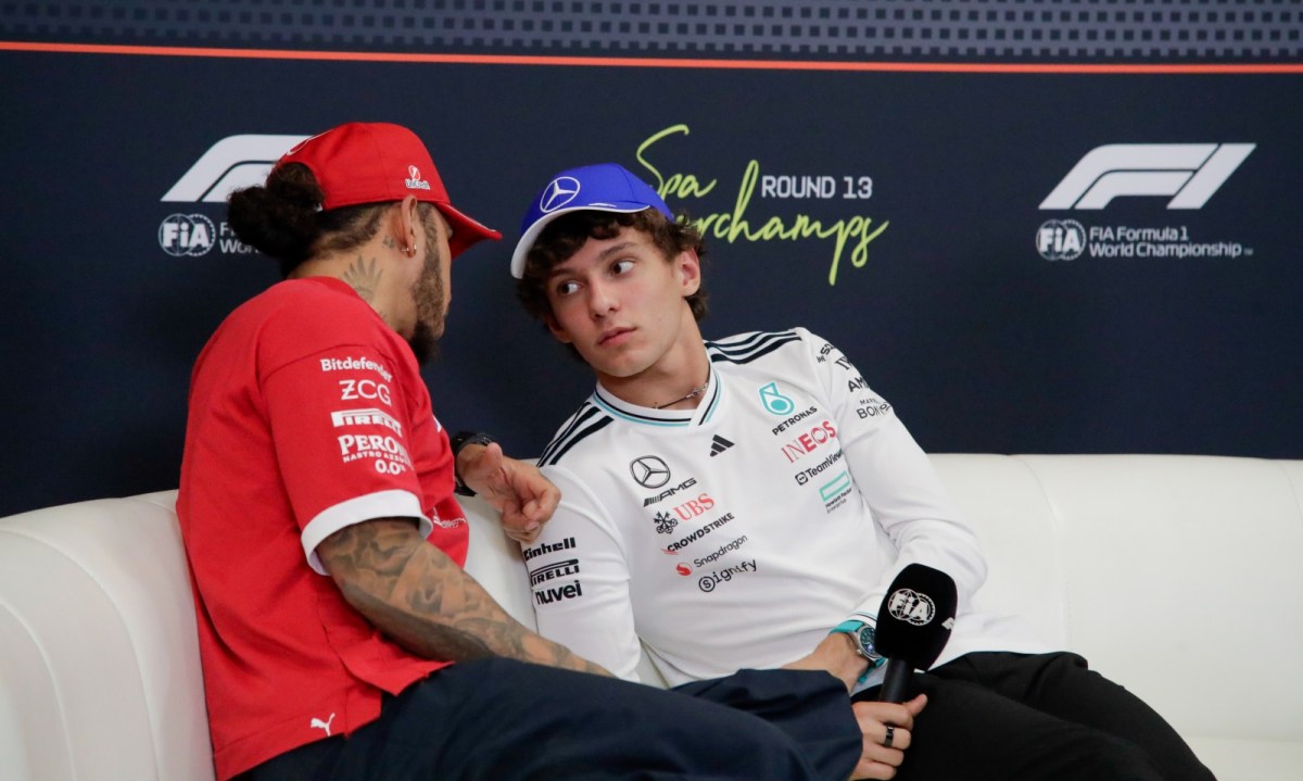 Antonelli agradece a Hamilton por suporte na Bélgica: “Disse para manter cabeça erguida”