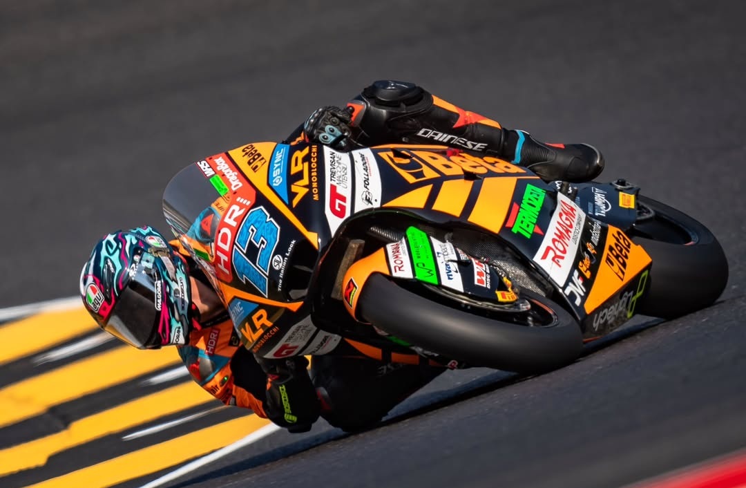 Vietti supera Agius e lidera sexta-feira da Moto2 na Alemanha. Moreira disputa Q1