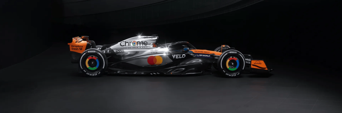 McLaren muda e anuncia pintura especial cromada para GP da Inglaterra da F1 2025