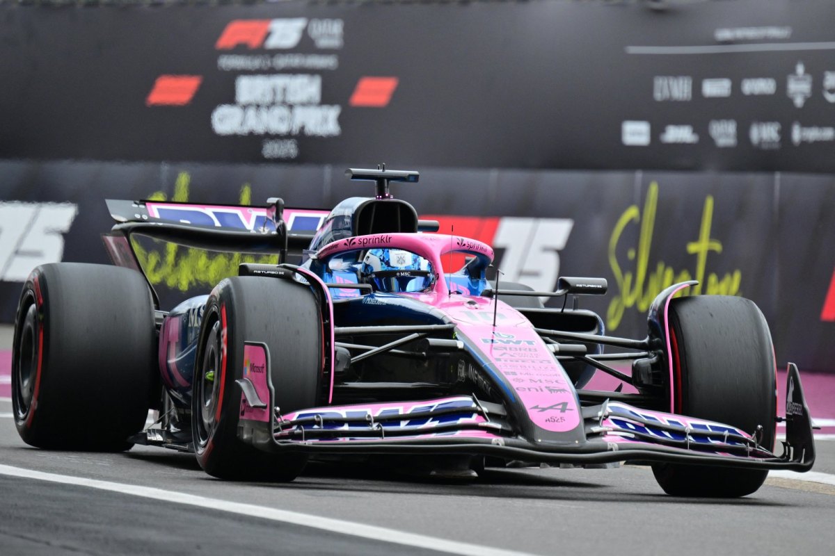 Gasly vê 8º lugar “irreal” para Alpine no grid da Inglaterra: “Esperávamos cair no Q1”