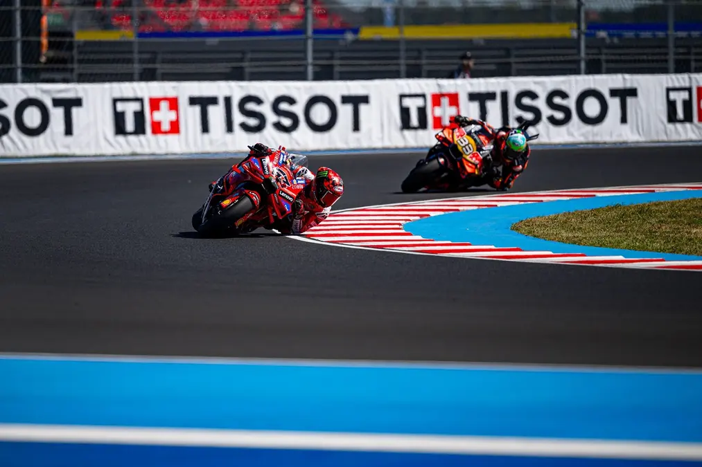 Bagnaia lamenta el resultado, pero ve mejoras en Hungría: “Pude sentir el tren delantero”