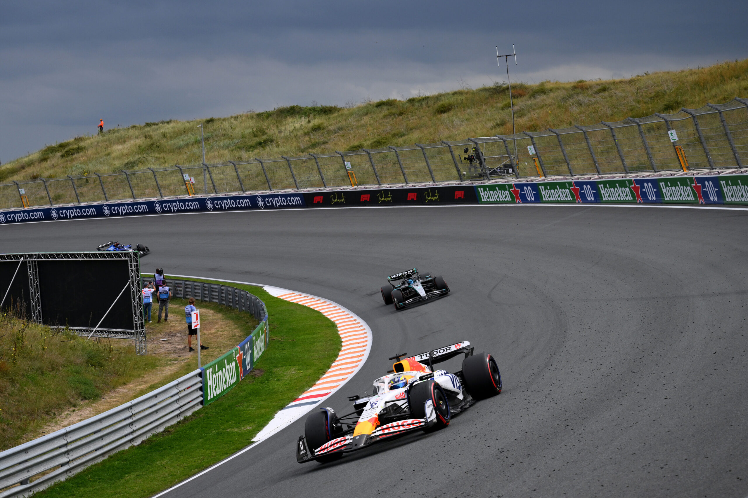 Hadjar destaca la carrera “sin errores” en Países Bajos y celebra su primer podio en F1