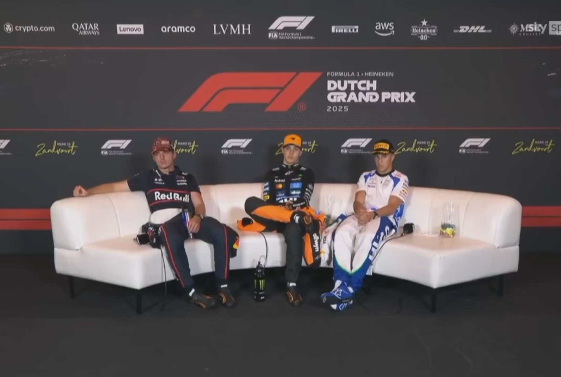Verstappen brinca sobre possível ida de Hadjar para Red Bull em 2026: “Terrível”