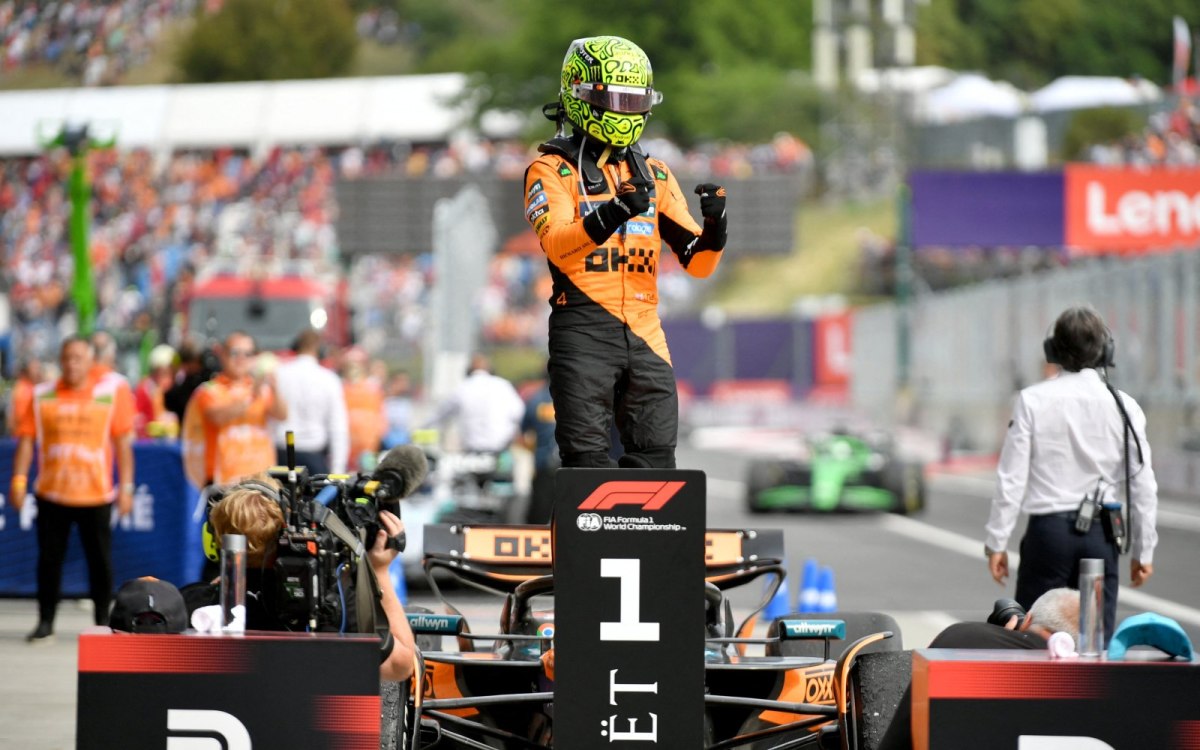 Norris corta vantagem de Piastri para 9 pontos na Hungria. Confira classificação da F1